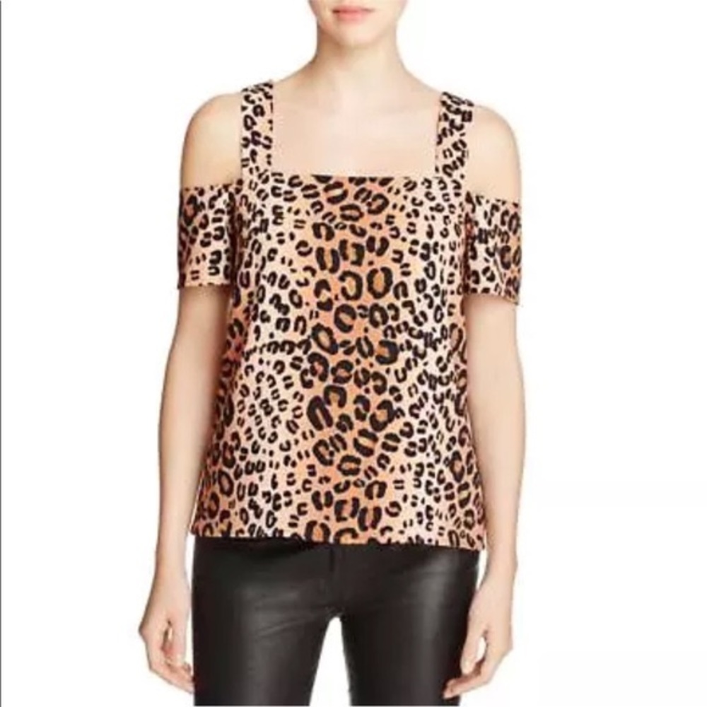 🆕 Cooper & Ella Leopard Off Shoulder Top NWT $159